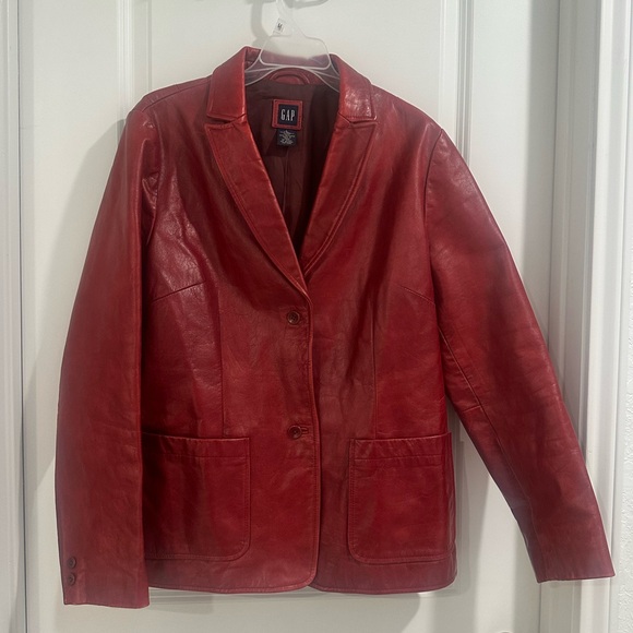 Vintage 100% Leather Jacket/ Coat - Picture 2 of 4